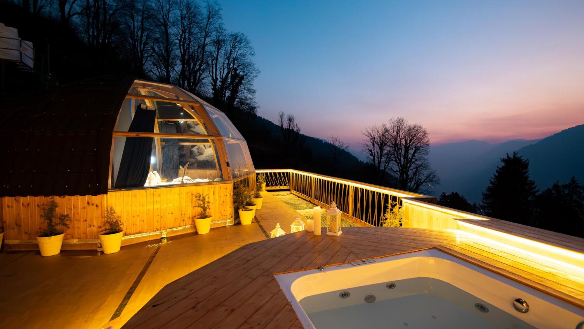 Infinity Sky Glamps Otel Manāli Dış mekan fotoğraf